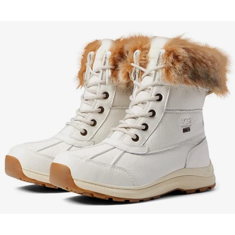 UGG Women's Cream and Tan Winter Boots
